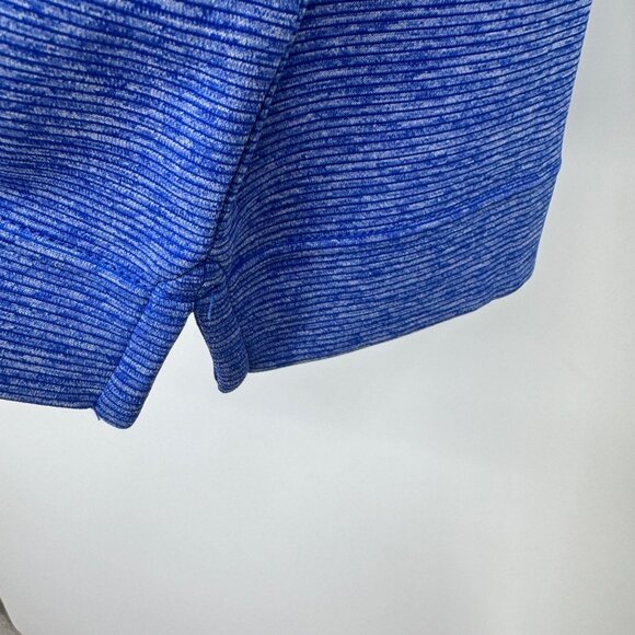 FootJoy Performance Zip Pullover Mens Size Large L Golf Heather Royal Blue Logo - Picture 7 of 10